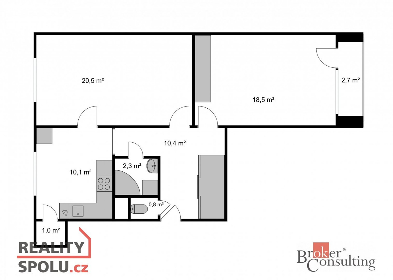 Prodej bytu 2+1 65 m², Jáchymovská, Liberec - Liberec X-Františkov