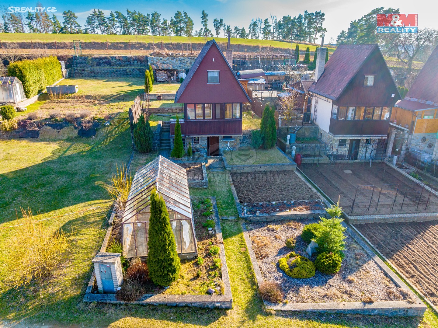 Prodej  chaty 36 m², pozemek 548 m², Třebíč - Ptáčov, okres Třebíč