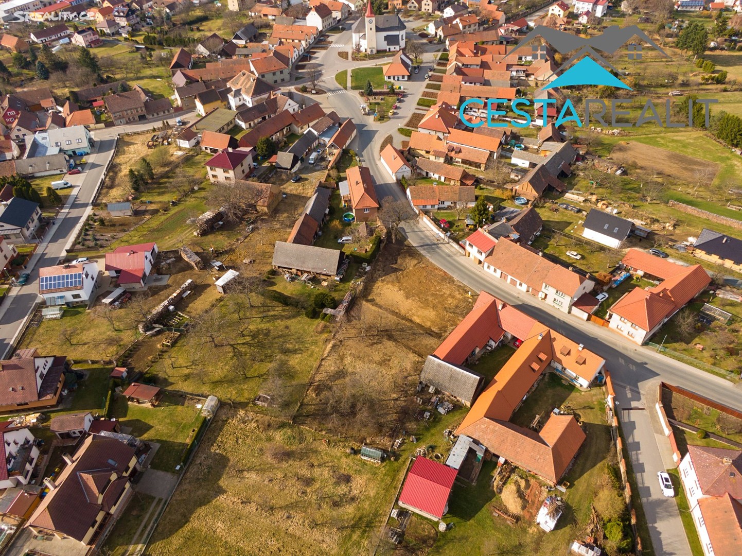Prodej  stavebního pozemku 840 m², Lukavec, okres Pelhřimov