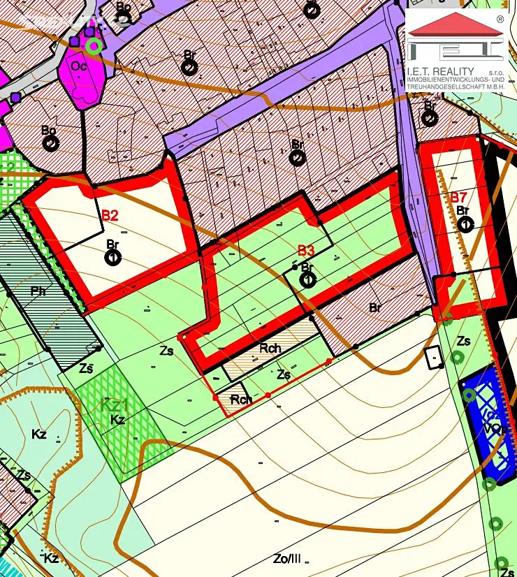 Prodej  stavebního pozemku 1 633 m², Prusy-Boškůvky, okres Vyškov