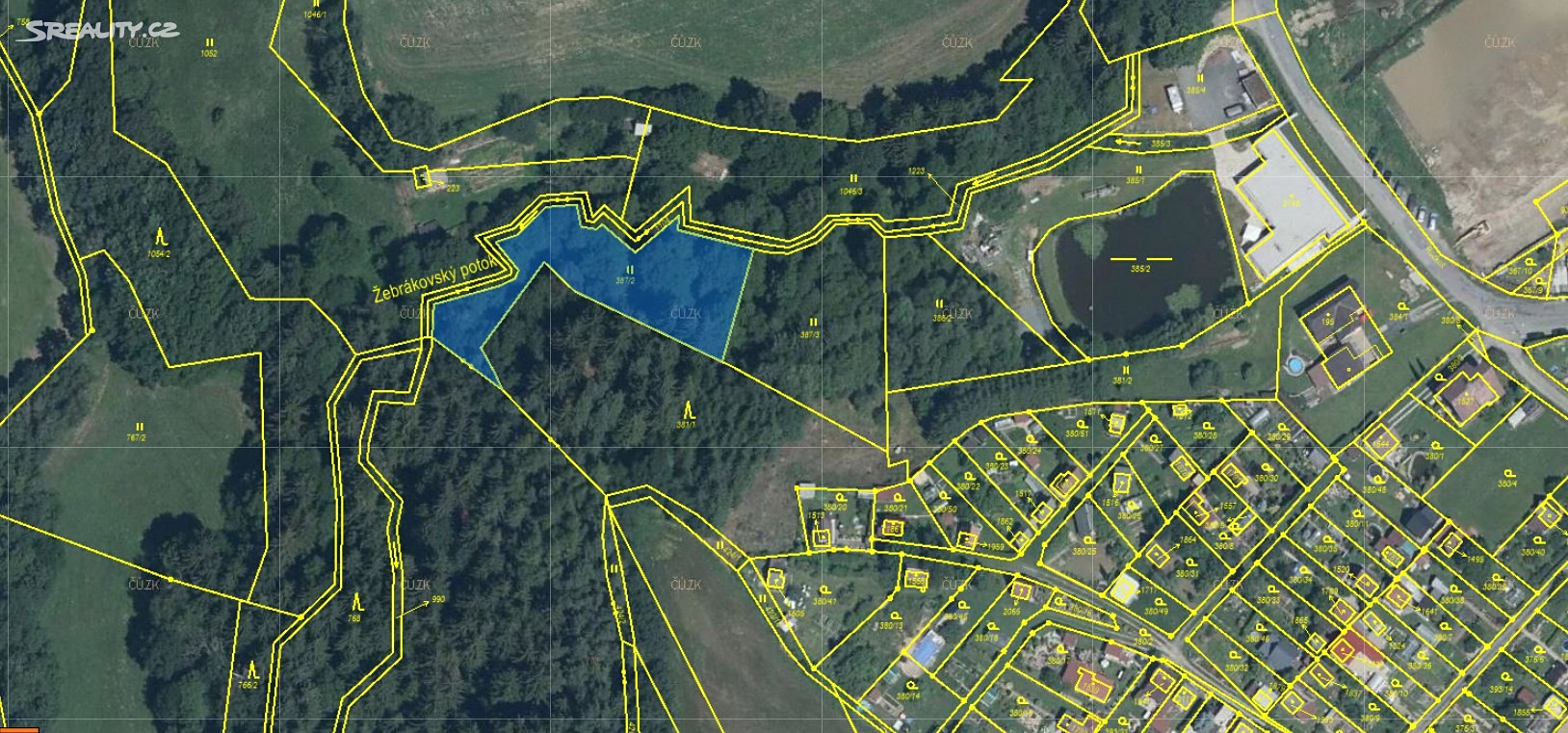 Prodej  lesa 4 997 m², Světlá nad Sázavou, okres Havlíčkův Brod