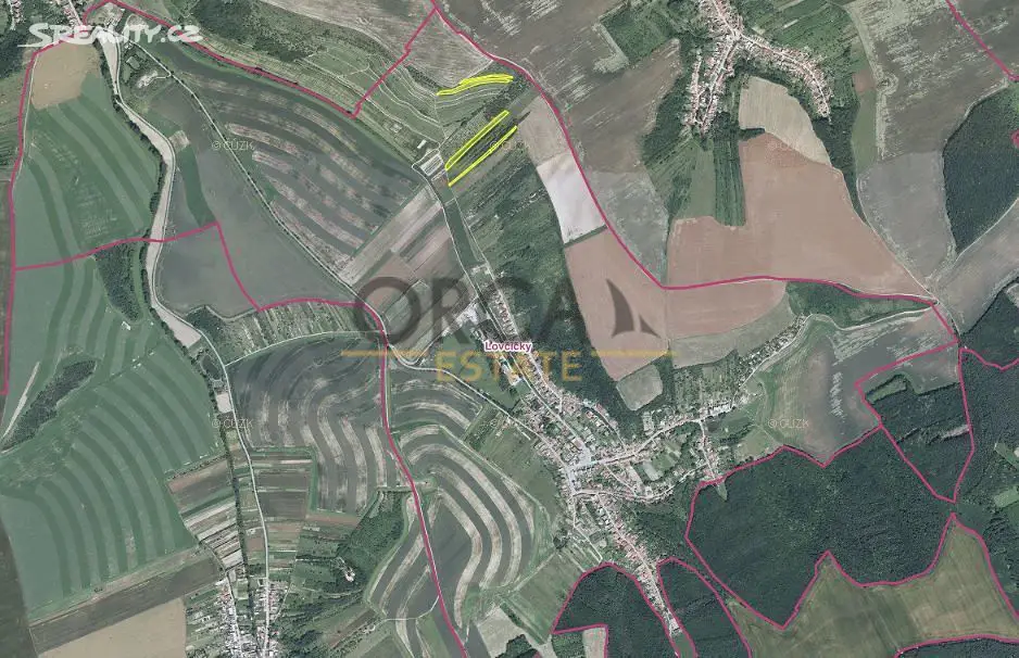 Prodej  pozemku 11 066 m², Lovčičky, okres Vyškov