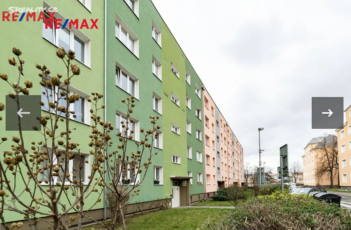 Pronájem bytu 2+1 48 m², Kozinova, Ústí nad Labem - Střekov