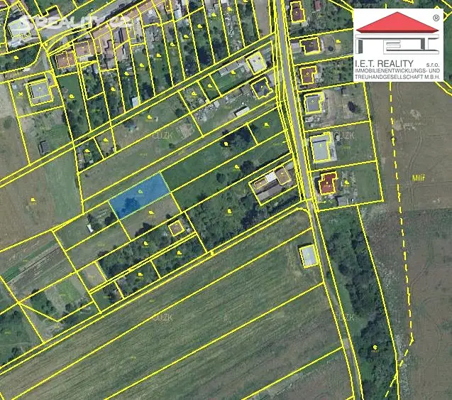 Prodej  stavebního pozemku 1 650 m², Prusy-Boškůvky, okres Vyškov