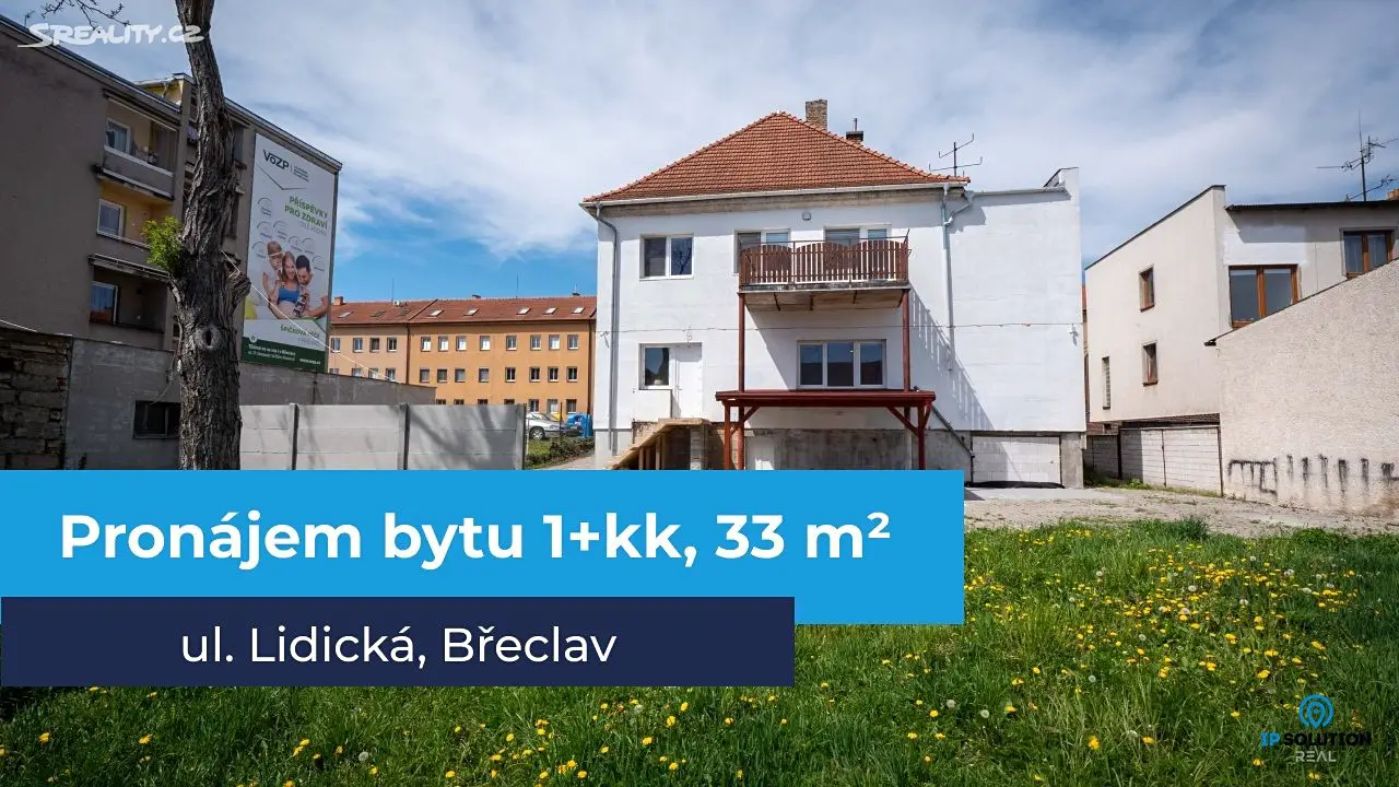 Pronájem bytu 1+kk 33 m², Lidická, Břeclav
