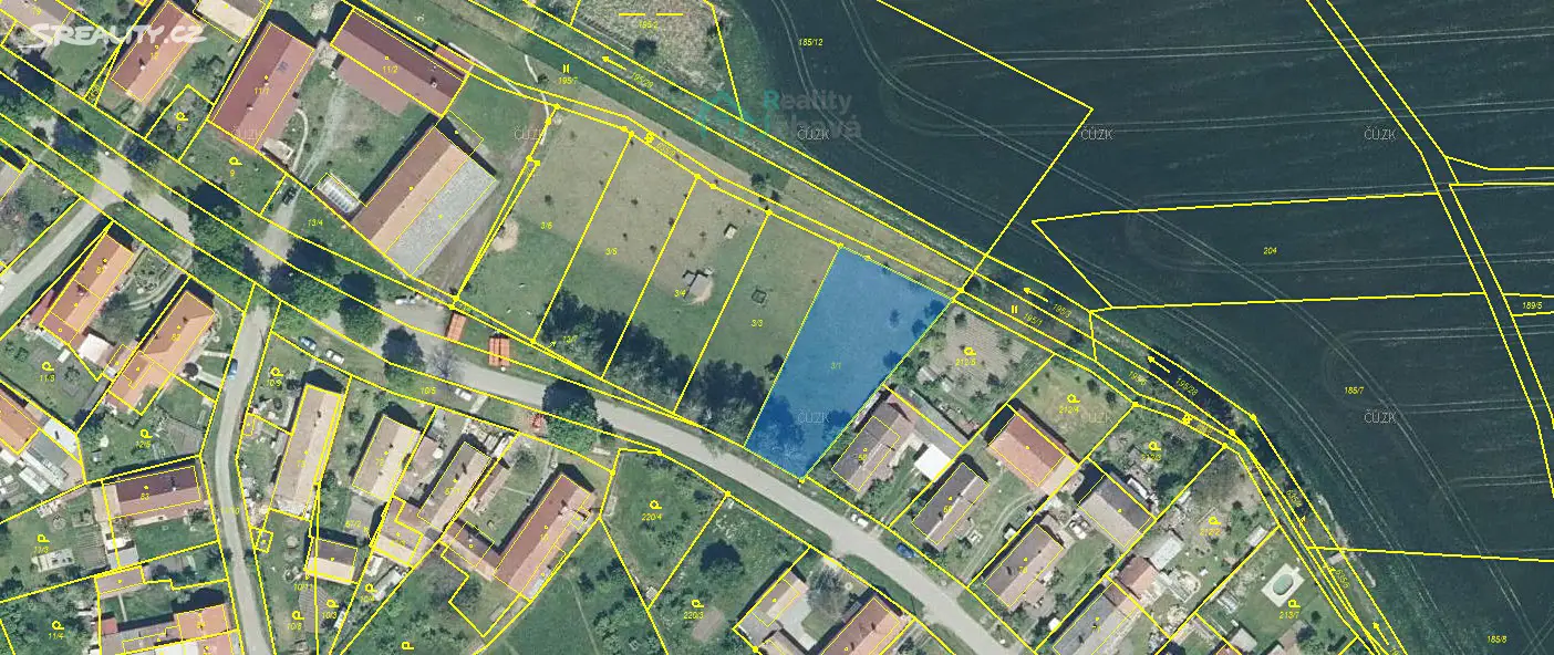 Prodej  stavebního pozemku 1 238 m², Opočno, okres Rychnov nad Kněžnou