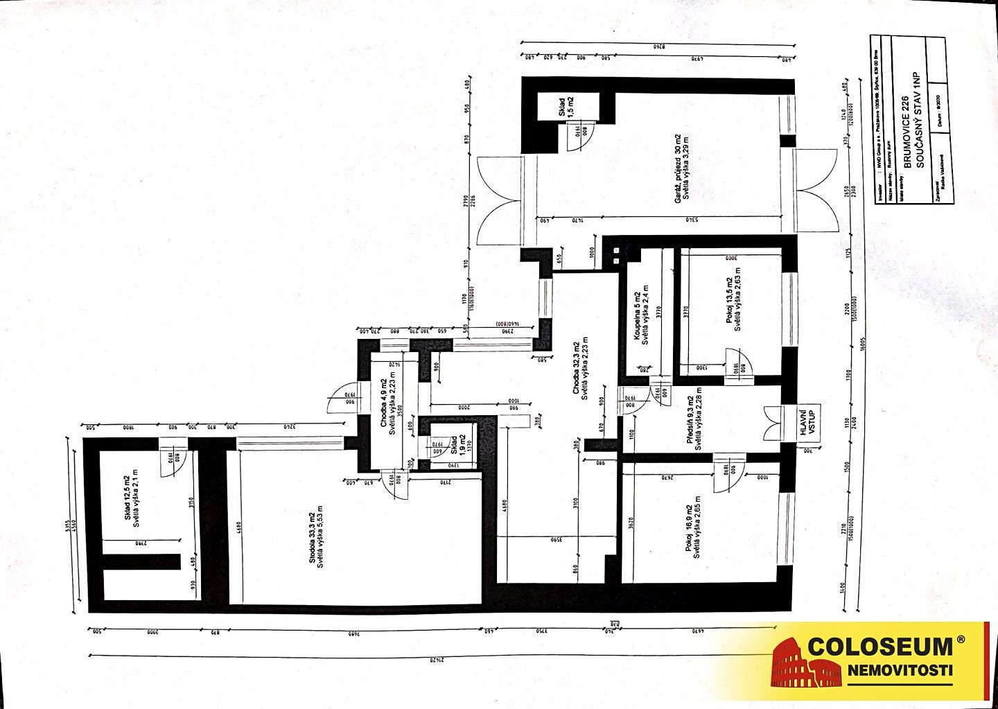 Prodej  rodinného domu 113 m², pozemek 857 m², Borkovany, okres Břeclav