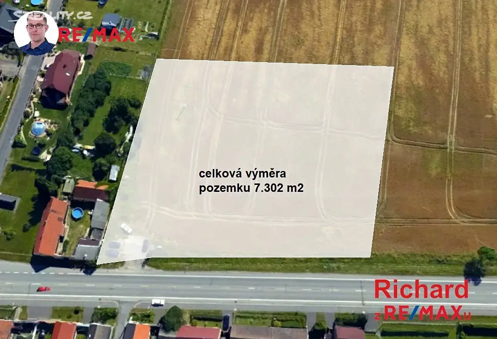 Prodej  komerčního pozemku 7 023 m², Klenovice, okres Tábor