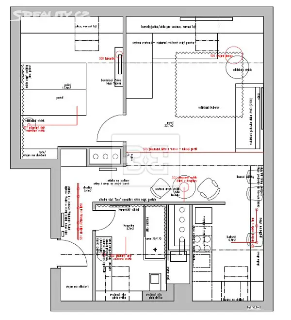 Pronájem bytu 2+1 58 m² (Podkrovní), 22. dubna, Mikulov