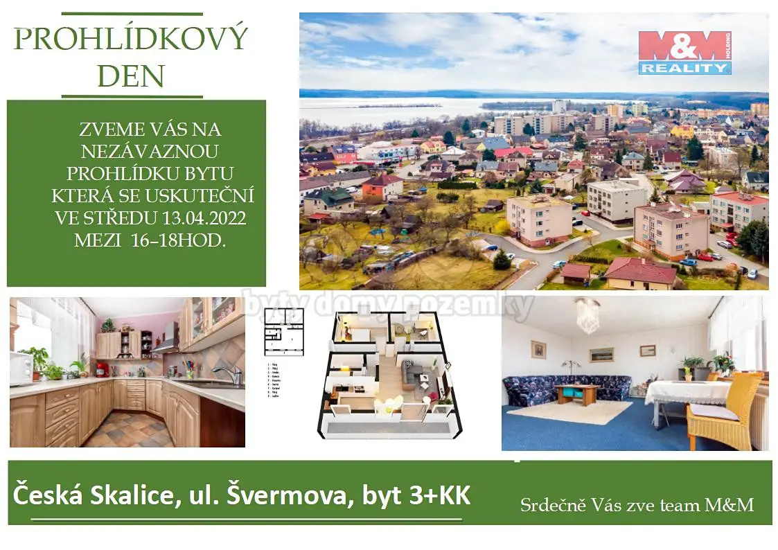 Prodej bytu 3+kk 80 m², Švermova, Česká Skalice