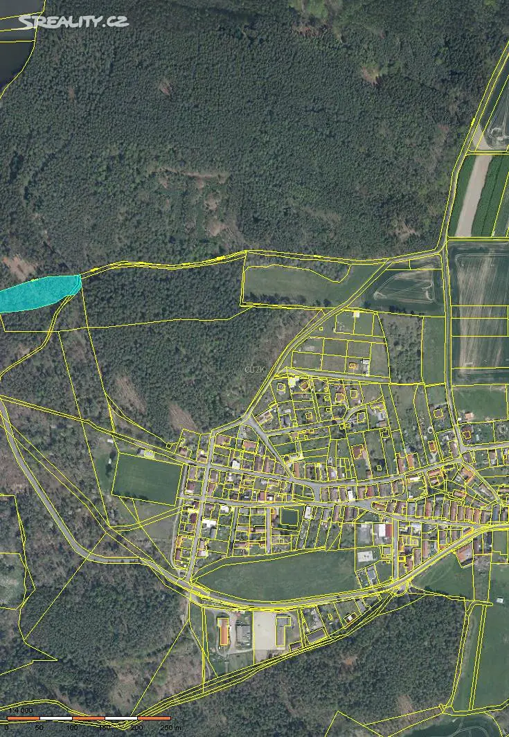 Prodej  lesa 4 623 m², Staňkov - Krchleby, okres Domažlice