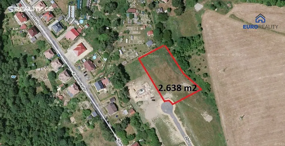 Prodej  stavebního pozemku 2 638 m², Aš, okres Cheb