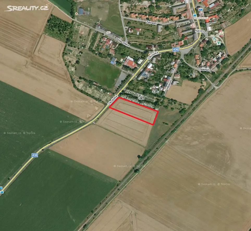 Prodej  stavebního pozemku 479 m², Bochoř, okres Přerov