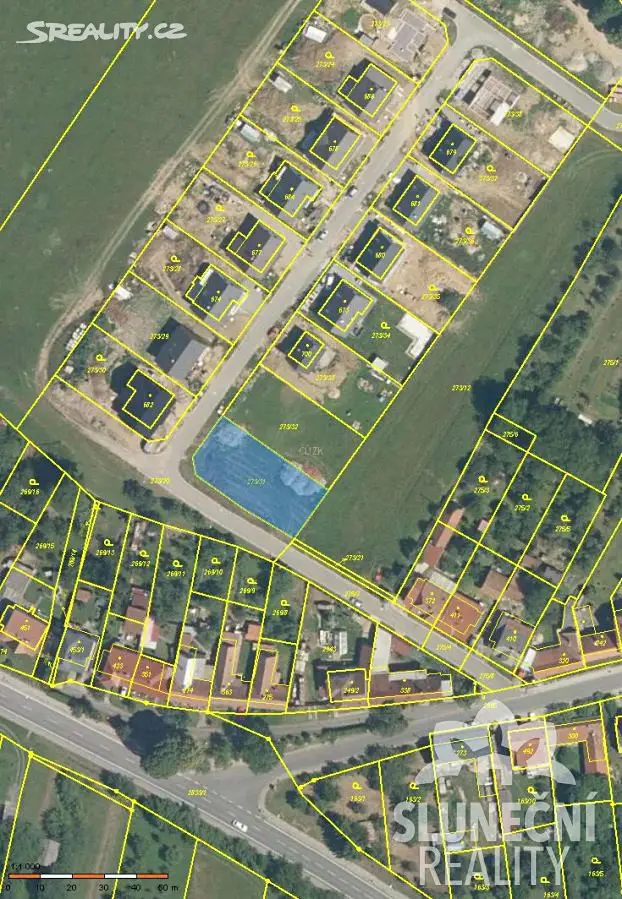 Prodej  stavebního pozemku 791 m², Bystřice pod Lopeníkem, okres Uherské Hradiště