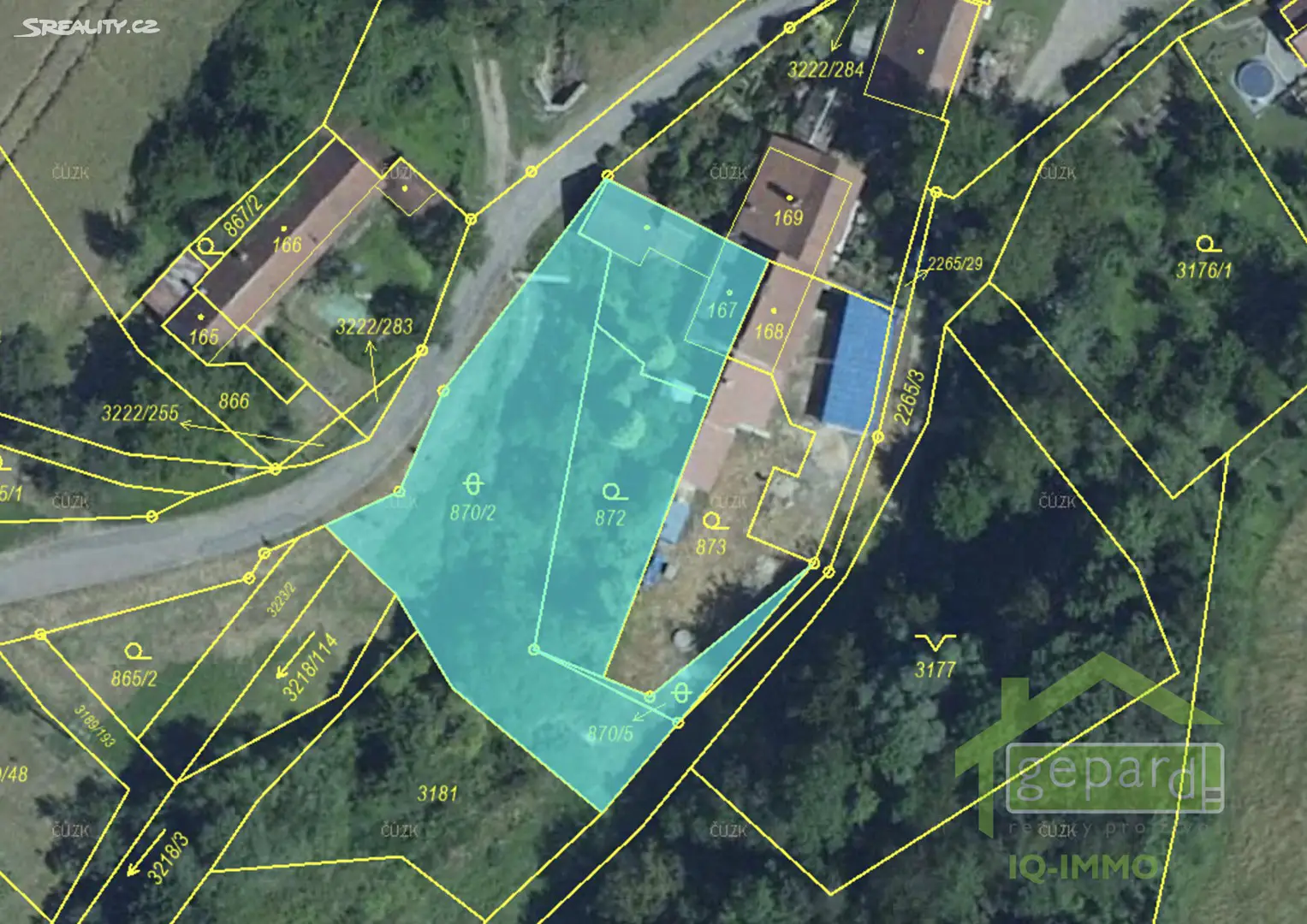 Prodej  stavebního pozemku 1 416 m², Hvězdlice - Nové Hvězdlice, okres Vyškov