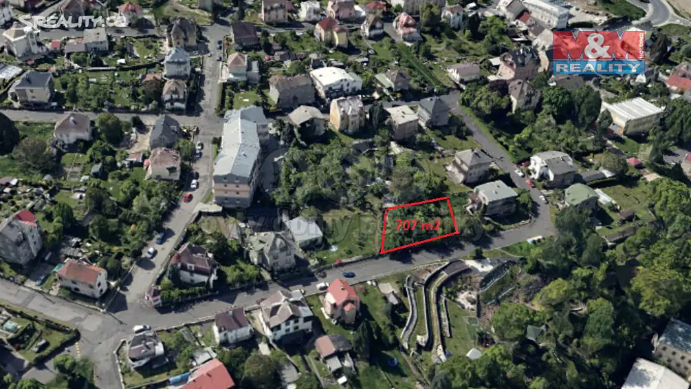 Prodej  stavebního pozemku 707 m², Karlovy Vary - Doubí, okres Karlovy Vary