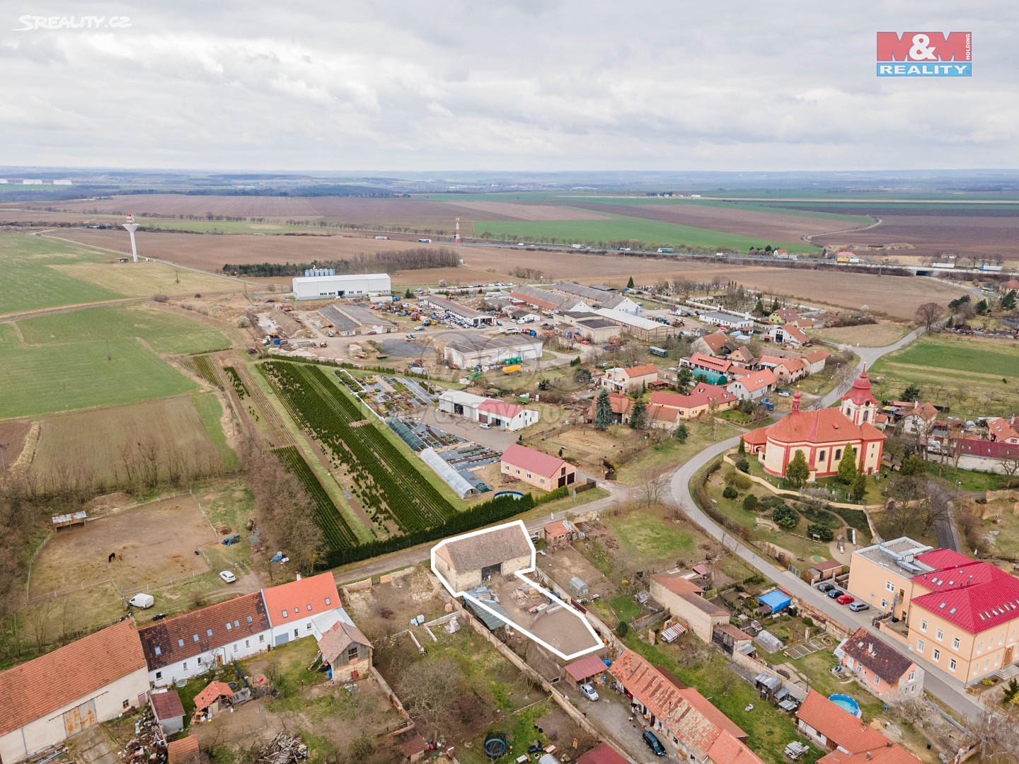 Prodej  stavebního pozemku 536 m², Ledčice, okres Mělník