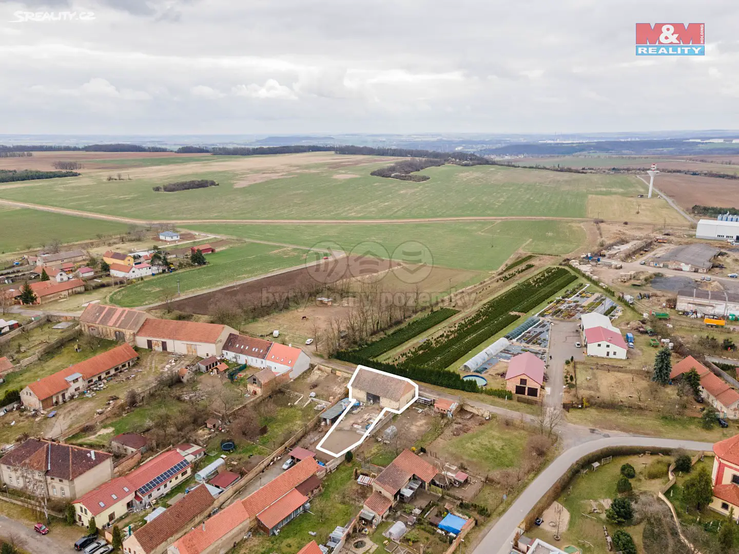 Prodej  stavebního pozemku 536 m², Ledčice, okres Mělník