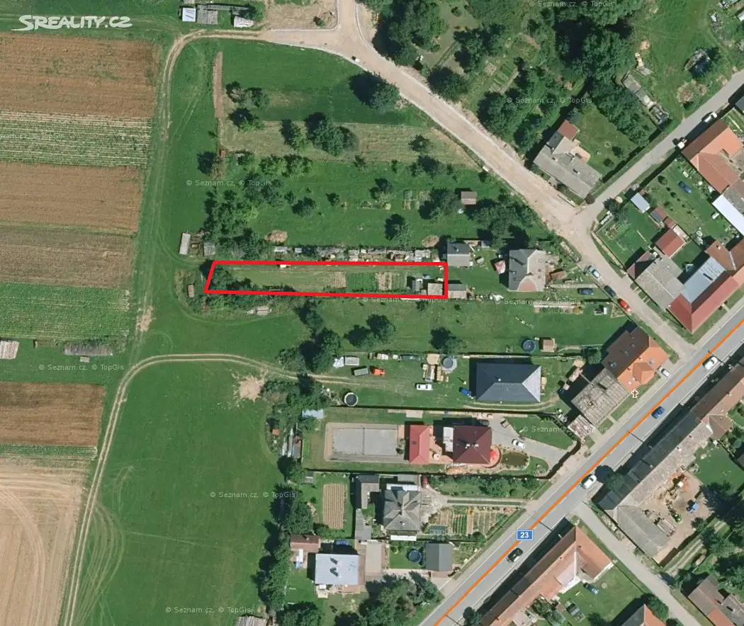Prodej  stavebního pozemku 130 m², Předín, okres Třebíč