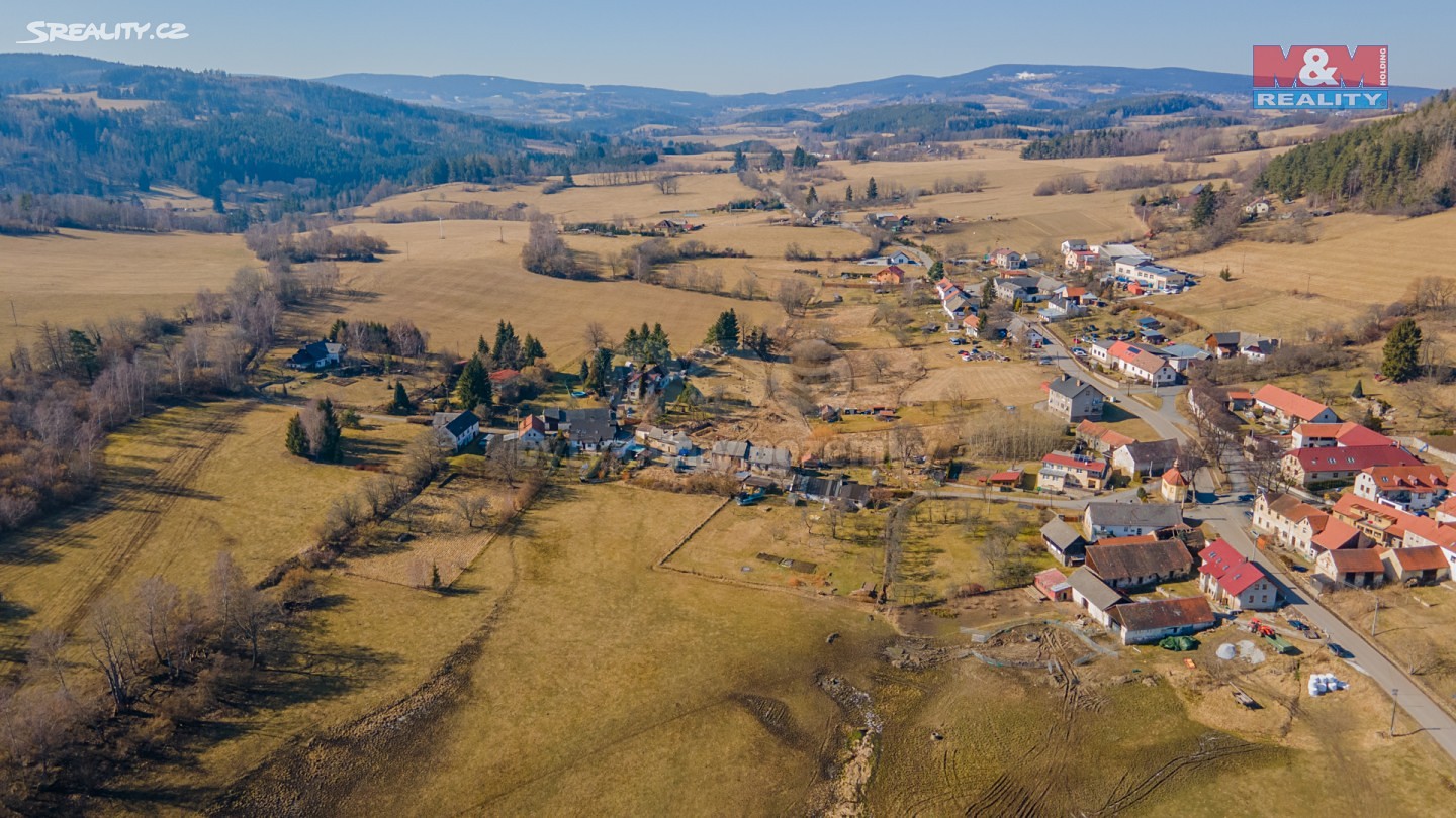Prodej  stavebního pozemku 2 326 m², Vacov, okres Prachatice