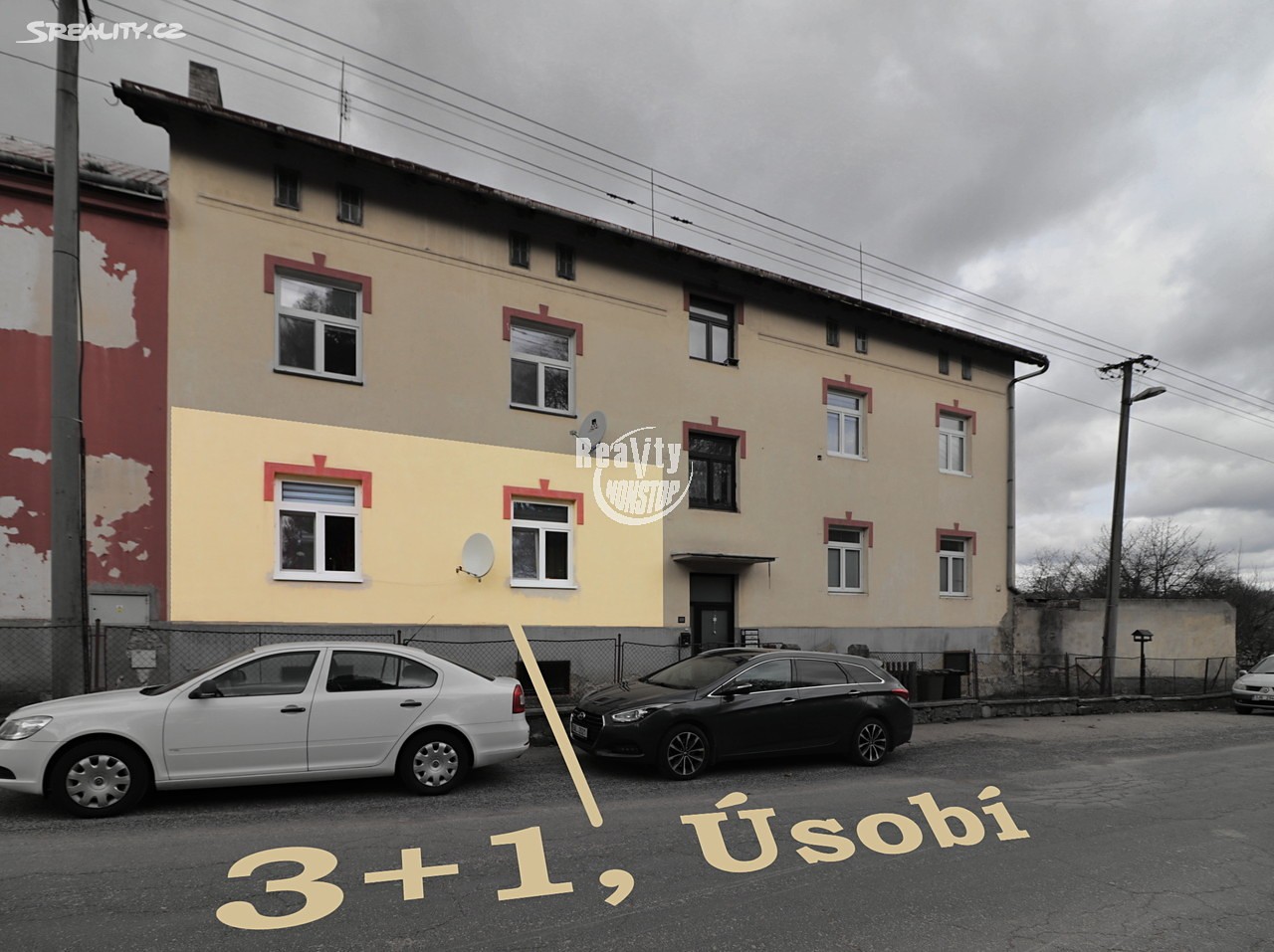 Prodej bytu 3+1 71 m², Úsobí, okres Havlíčkův Brod