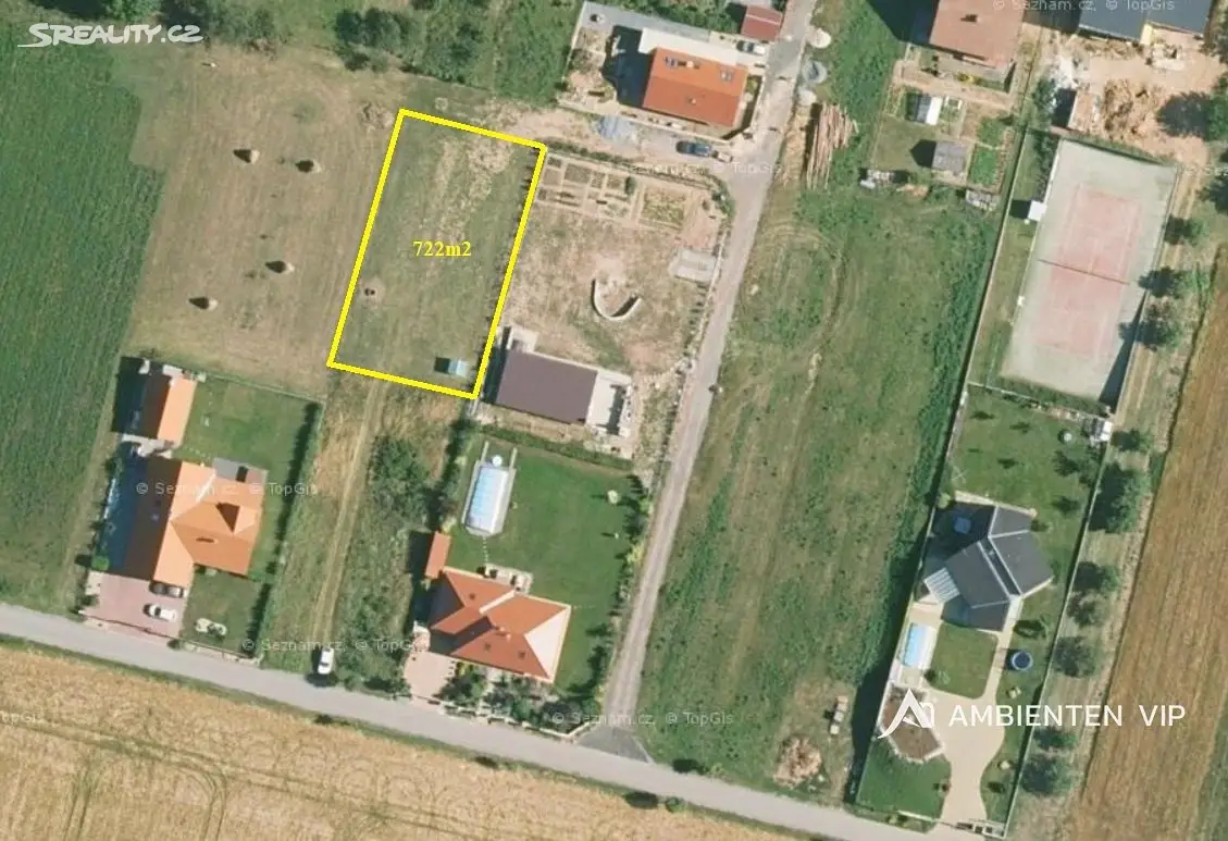 Prodej  stavebního pozemku 722 m², Hvozdec, okres Brno-venkov