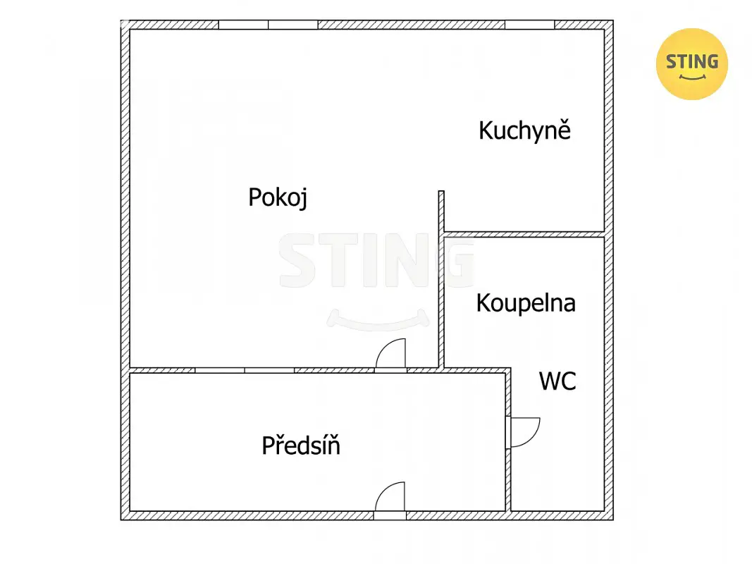Prodej bytu 1+kk 28 m², Plzeňská, Ostrava