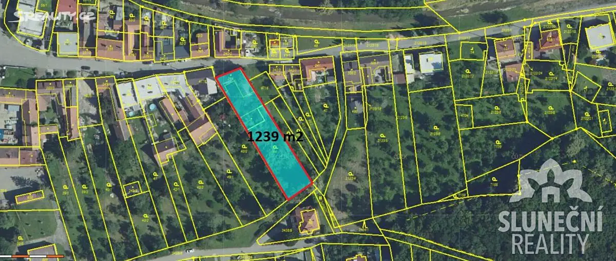 Prodej  stavebního pozemku 1 239 m², Lipov, okres Hodonín