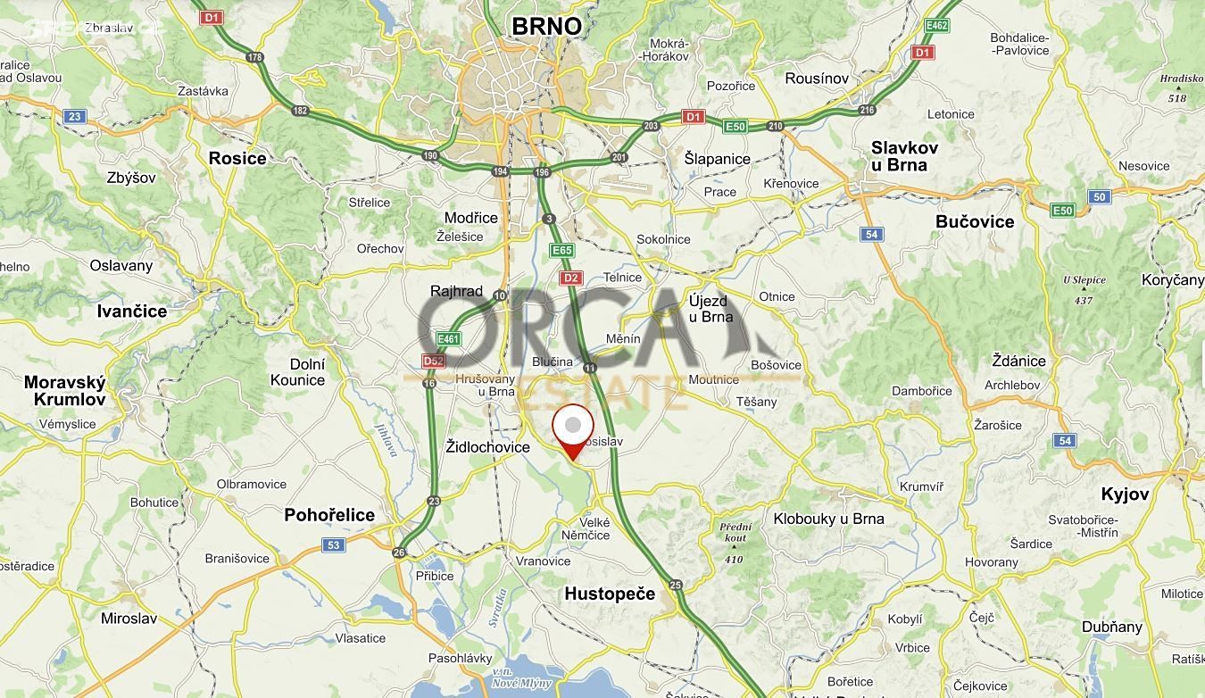 Prodej  pole 6 559 m², Nosislav, okres Brno-venkov