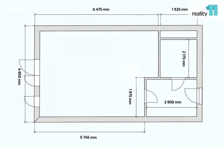 Pronájem bytu 1+kk 40 m², U Plynárny, Praha 10 - Michle