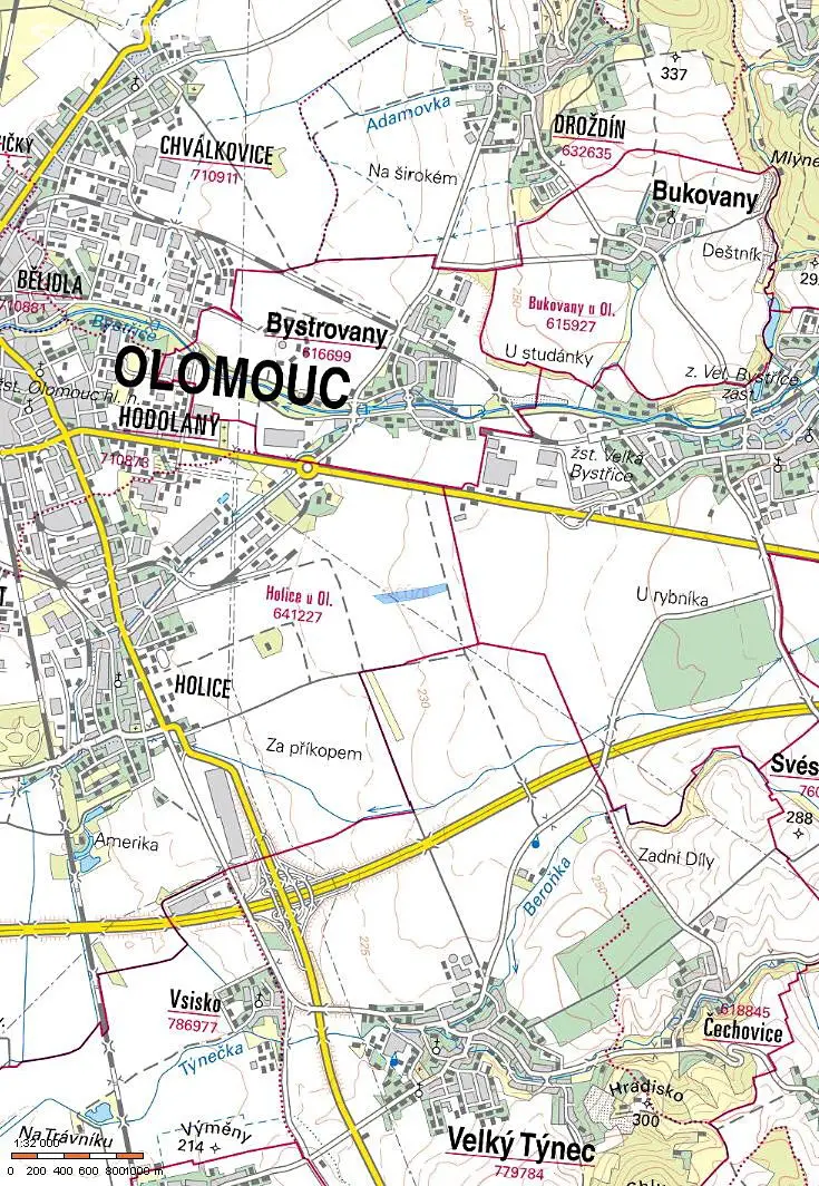 Prodej  pole 17 723 m², Olomouc - Holice, okres Olomouc