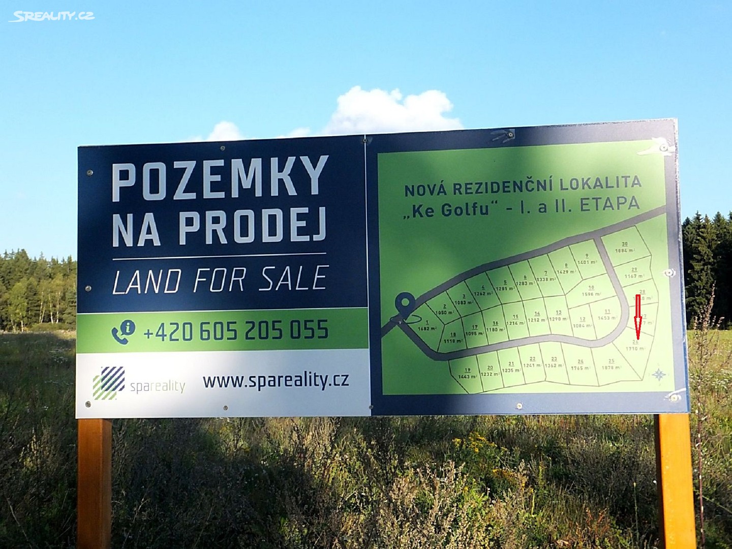 Prodej  stavebního pozemku 1 710 m², Ke Golfu, Karlovy Vary - Olšová Vrata