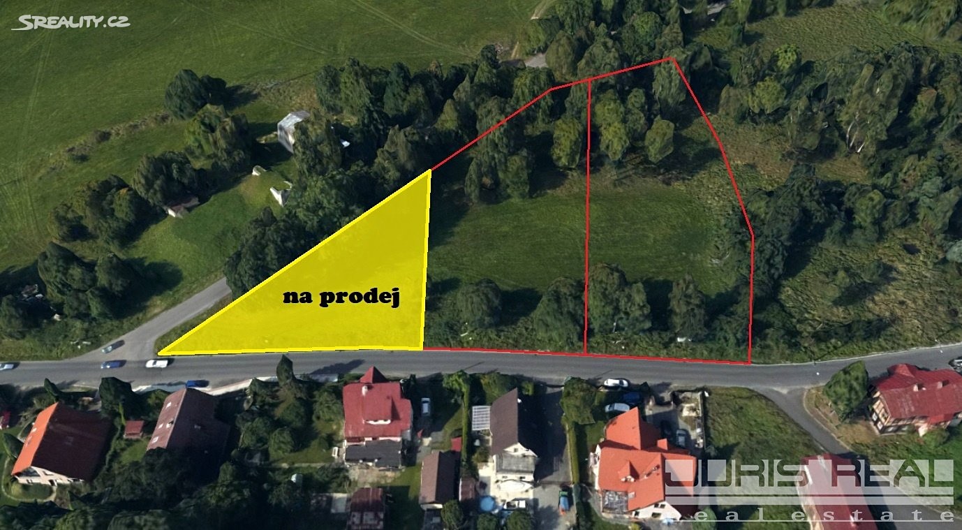 Prodej  stavebního pozemku 1 363 m², Nový Bor - Arnultovice, okres Česká Lípa