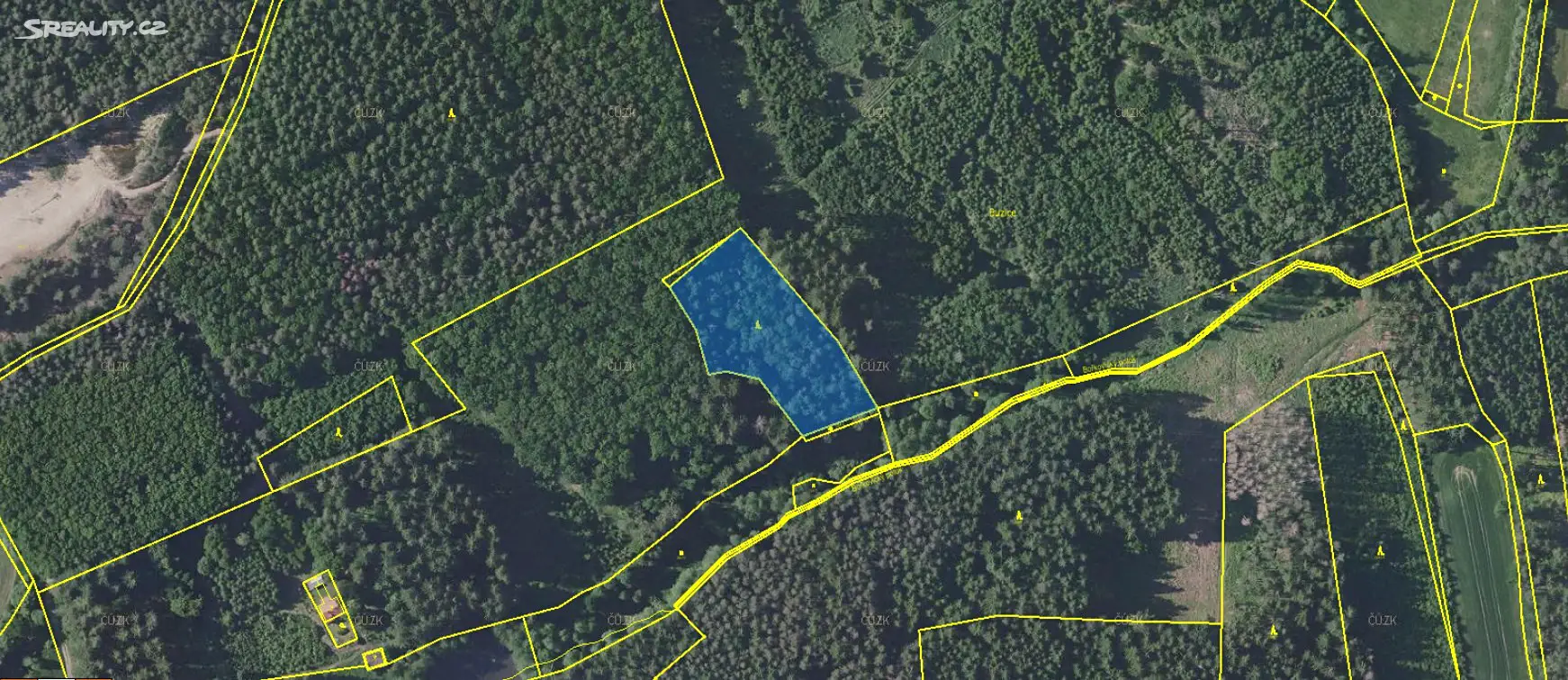 Prodej  lesa 28 828 m², Zvěstov, okres Benešov