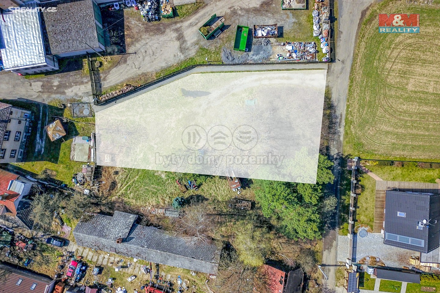 Prodej  stavebního pozemku 1 020 m², Obora, okres Plzeň-sever