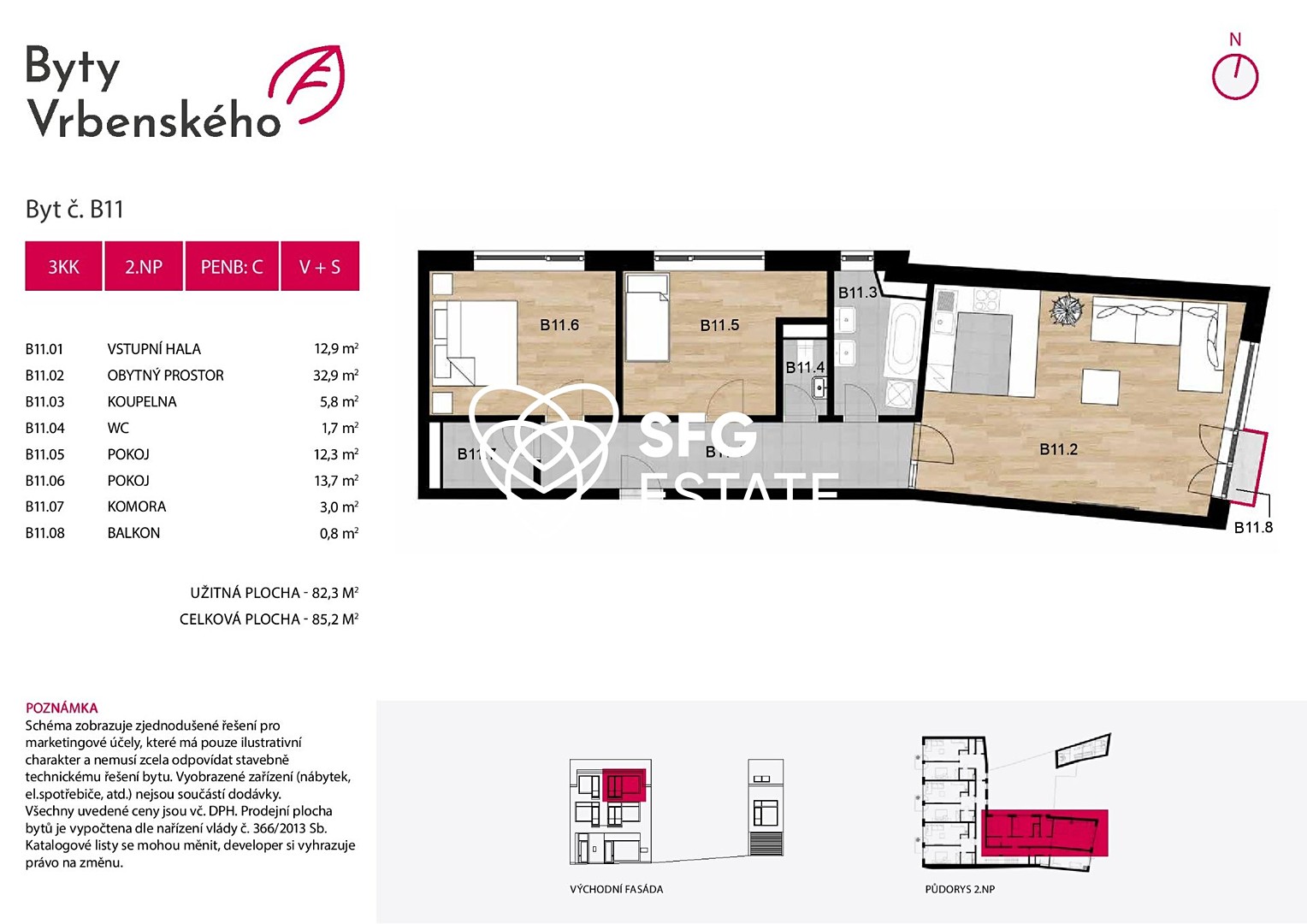 Prodej bytu 3+kk 82 m², Dr. Vrbenského, Kladno