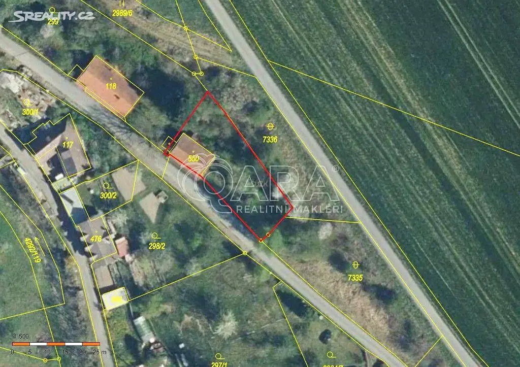 Prodej  stavebního pozemku 639 m², Opatov, okres Svitavy