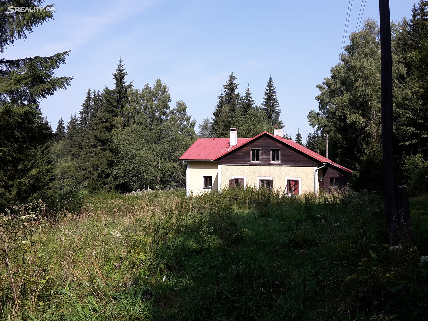 Prodej  stavebního pozemku 9 967 m², Loučovice - Nové Domky, okres Český Krumlov
