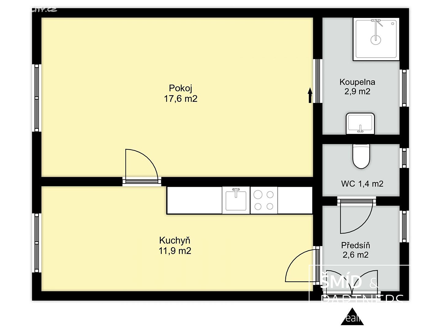 Pronájem bytu 1+1 36 m², Koterovská, Plzeň - Východní Předměstí