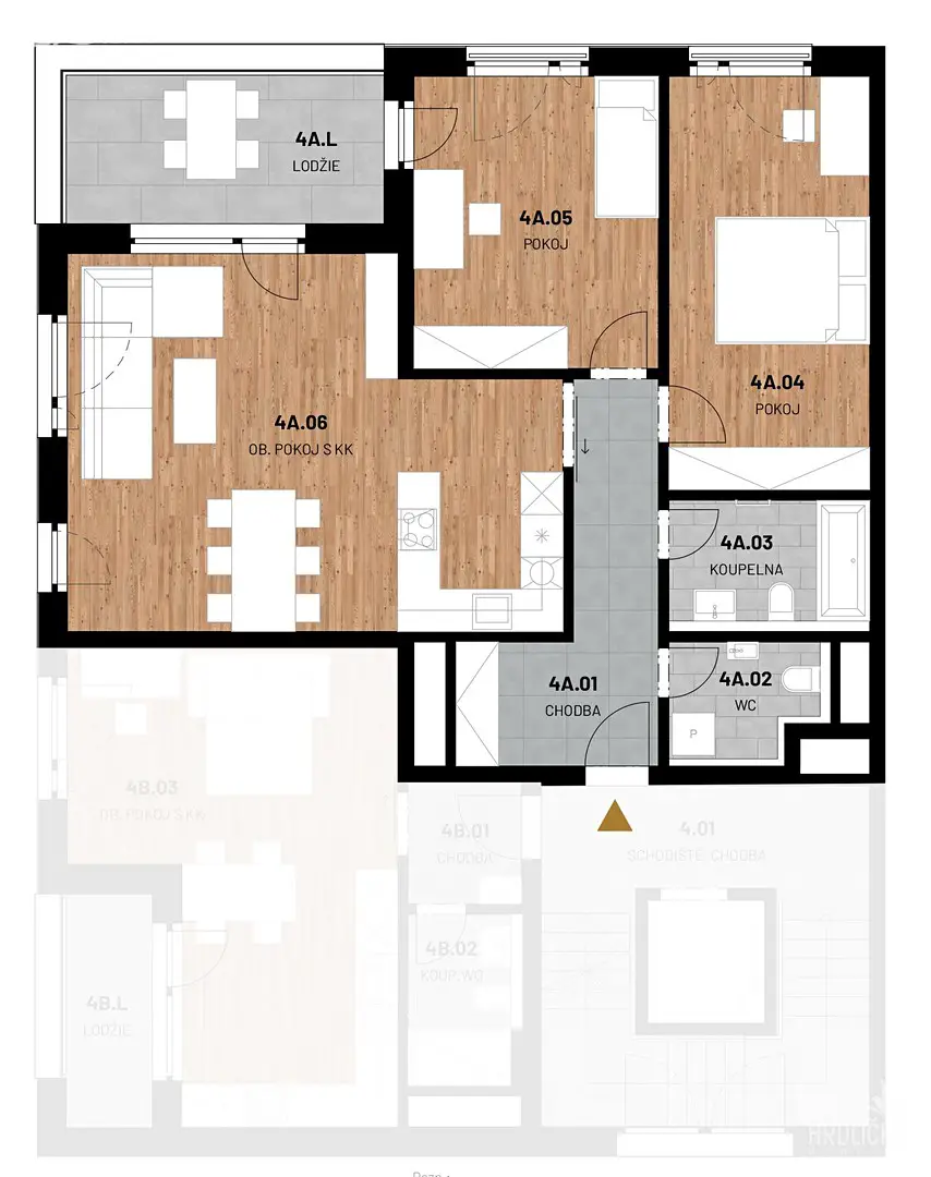 Prodej bytu 3+kk 87 m², U Sv. Markéty, Strakonice - Strakonice I