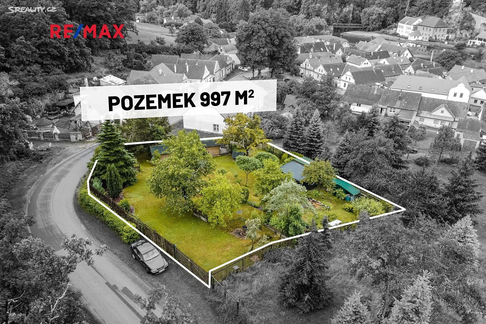 Prodej  stavebního pozemku 997 m², Zámek, Bechyně