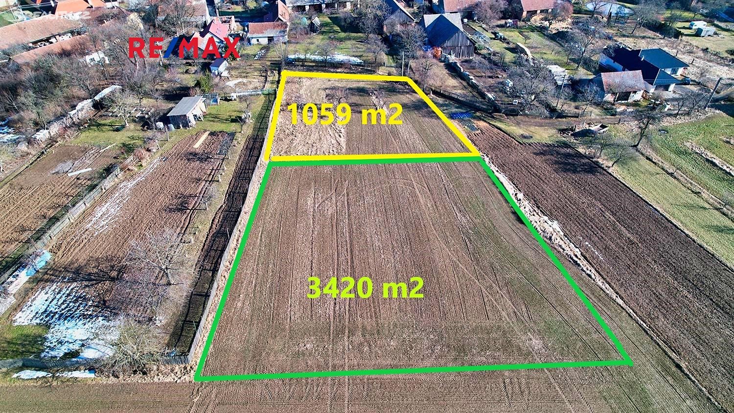 Prodej  stavebního pozemku 4 479 m², Březí, okres Žďár nad Sázavou
