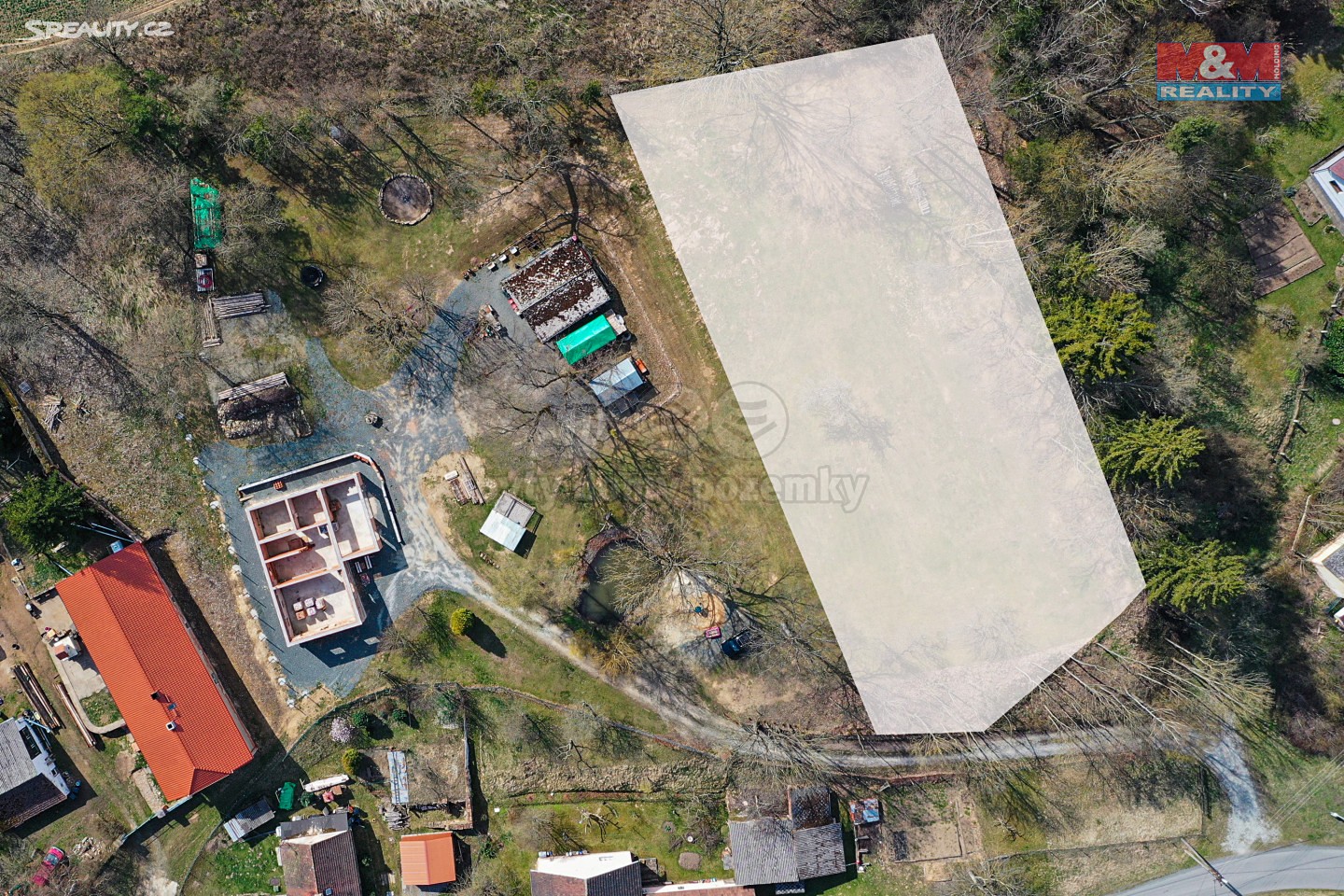Prodej  stavebního pozemku 2 000 m², Otov, okres Domažlice