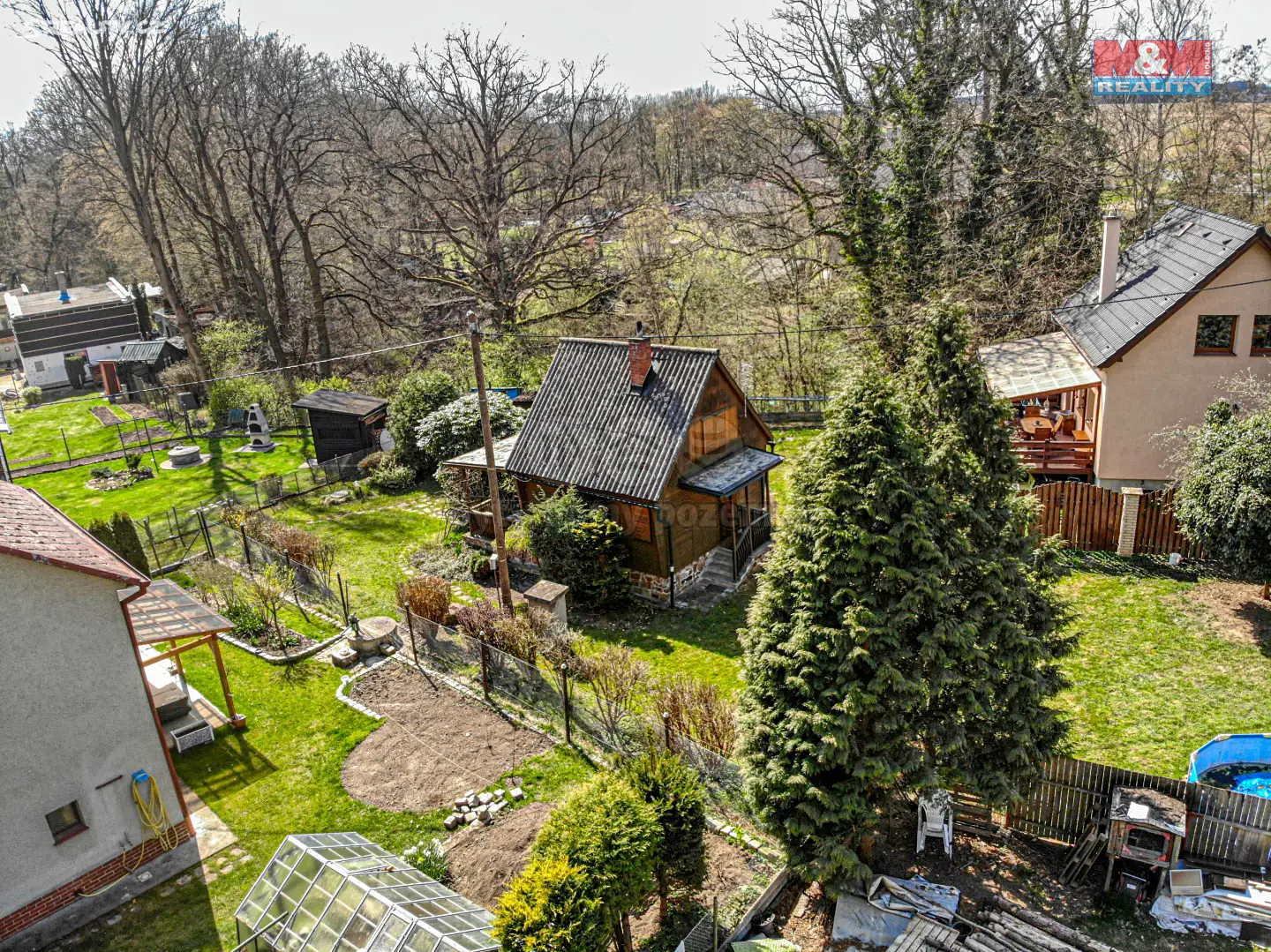 Prodej  chaty 70 m², pozemek 434 m², Druztová, okres Plzeň-sever