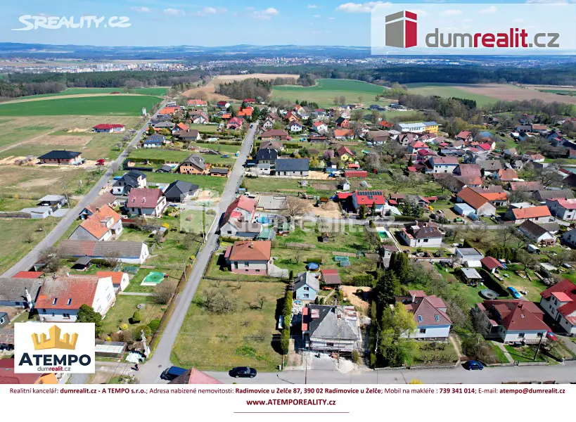 Prodej  rodinného domu 244 m², pozemek 708 m², Radimovice u Želče, okres Tábor