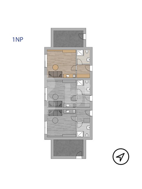 Prodej bytu 1+kk 28 m², Václavov u Bruntálu - Horní Václavov, okres Bruntál