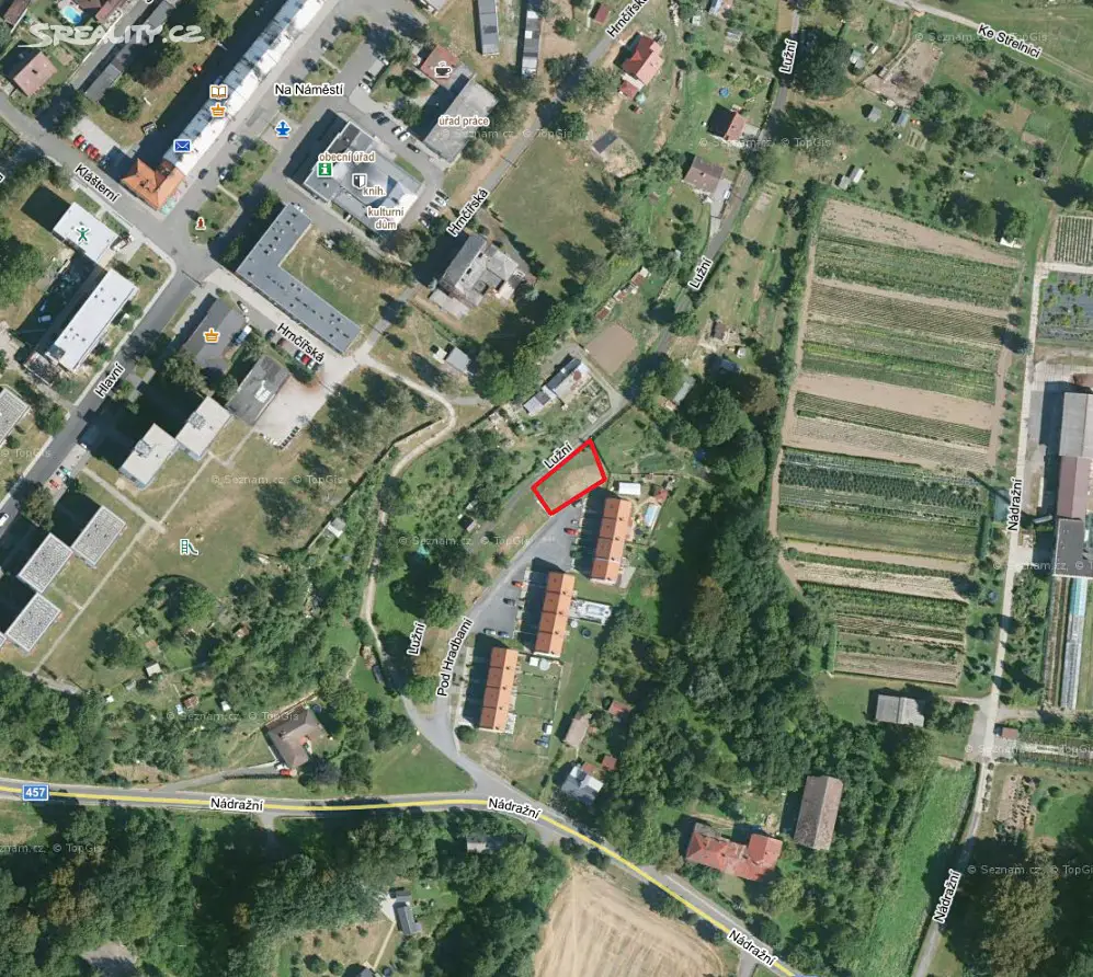 Prodej  stavebního pozemku 191 m², Osoblaha, okres Bruntál