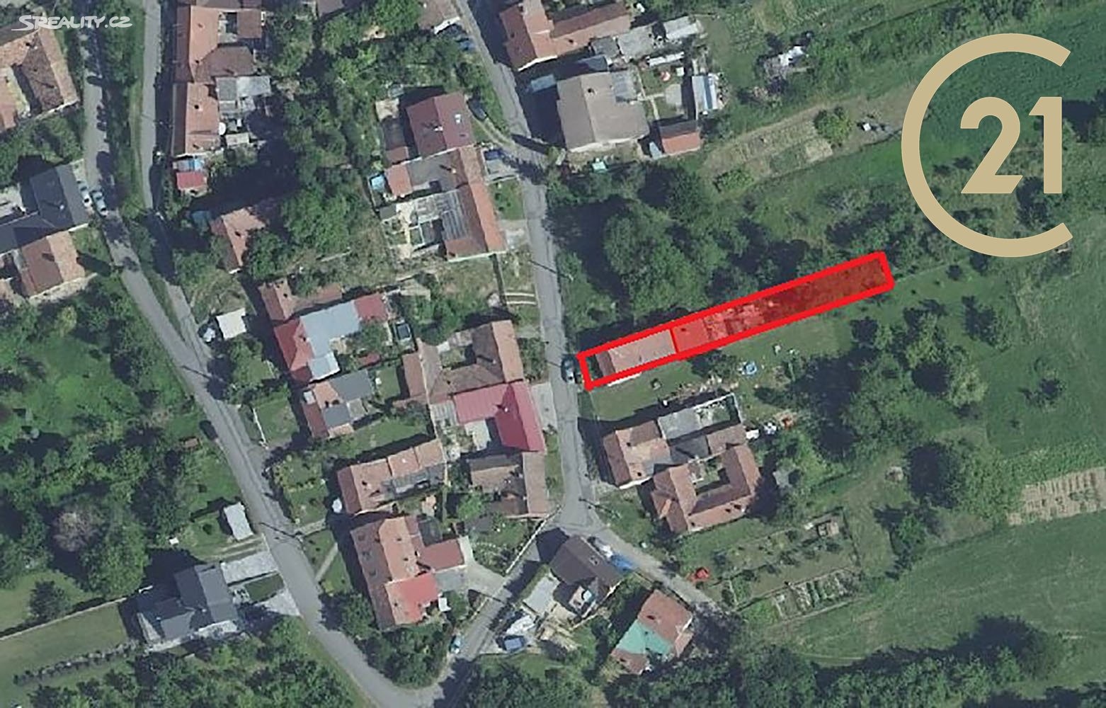 Prodej  stavebního pozemku 424 m², Rašovice, okres Vyškov