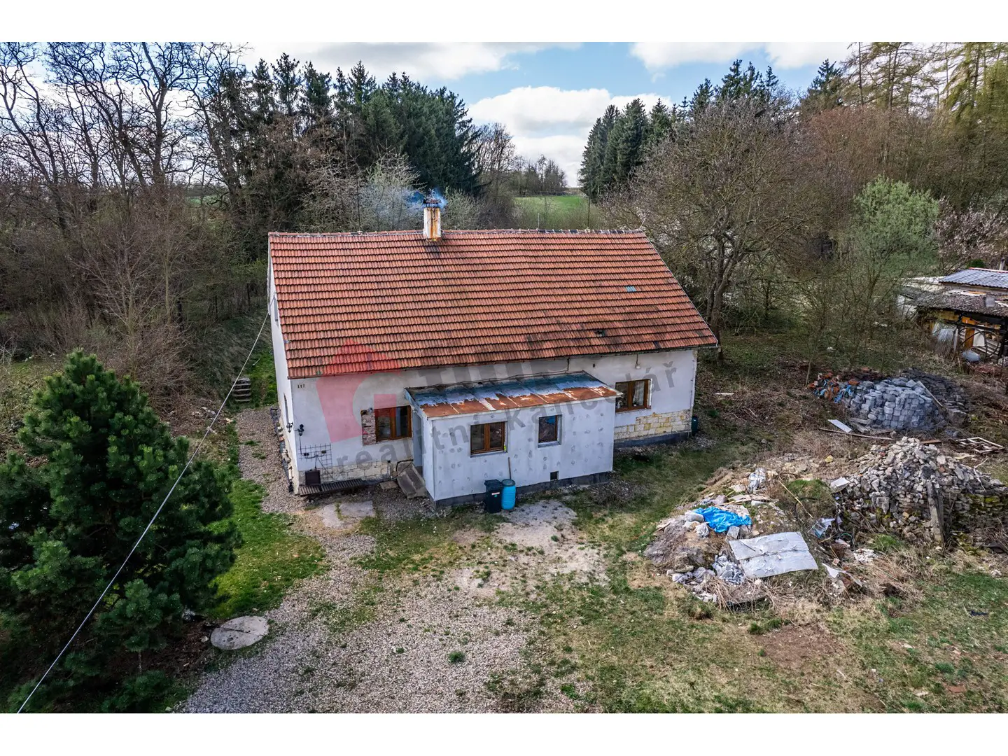 Prodej  rodinného domu 100 m², pozemek 6 287 m², Milostín, okres Rakovník