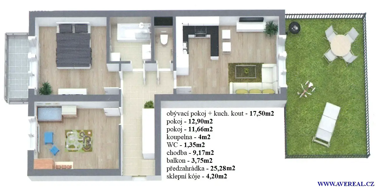Prodej bytu 3+kk 90 m², Pražská, Benátky nad Jizerou - Benátky nad Jizerou II